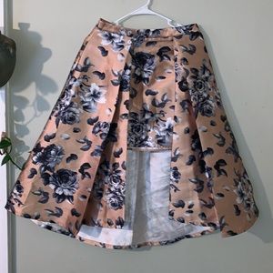 Gold/Black Rose Skirt